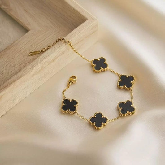 Five Leaf Flower Bracelet